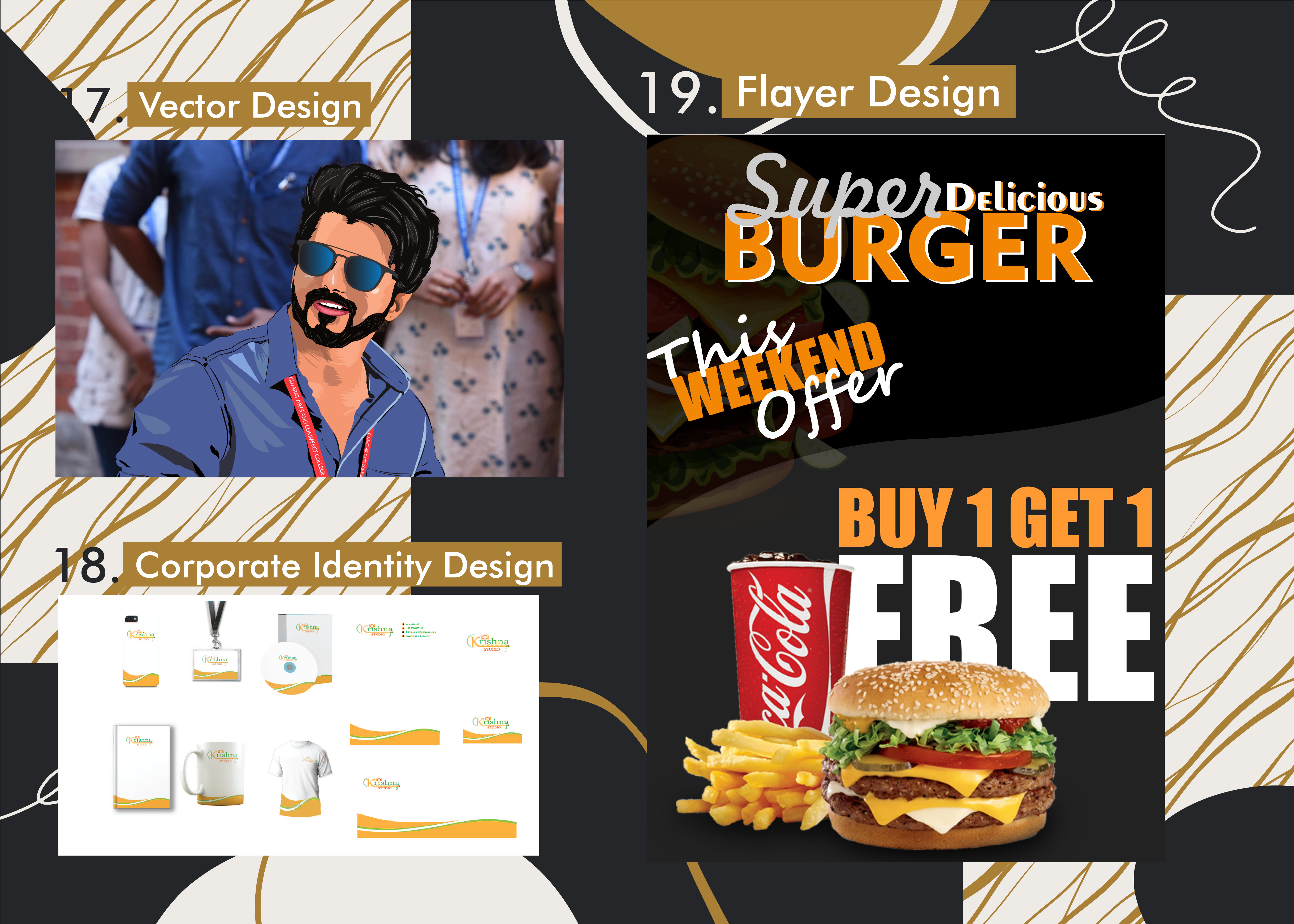 Vector Design, Corporate Identity Design, Flayer Design